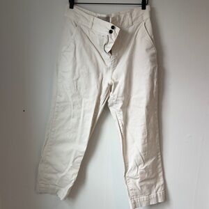 Everlane Wide-Leg Jeans in Off-White